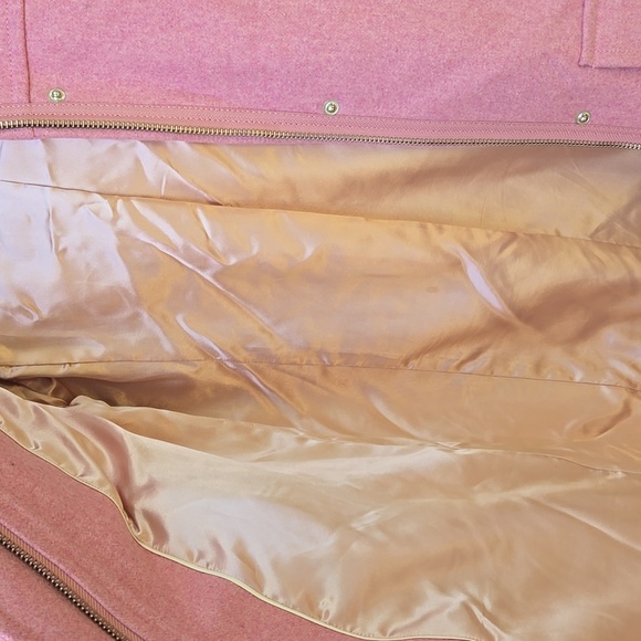 J. Crew Melton Wool Pink Coat Size 4 - Picture 3 of 7
